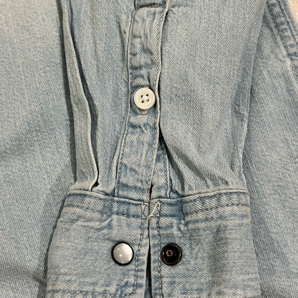 H&M Men's Light Blue Denim Shirt - Picture 2 of 7